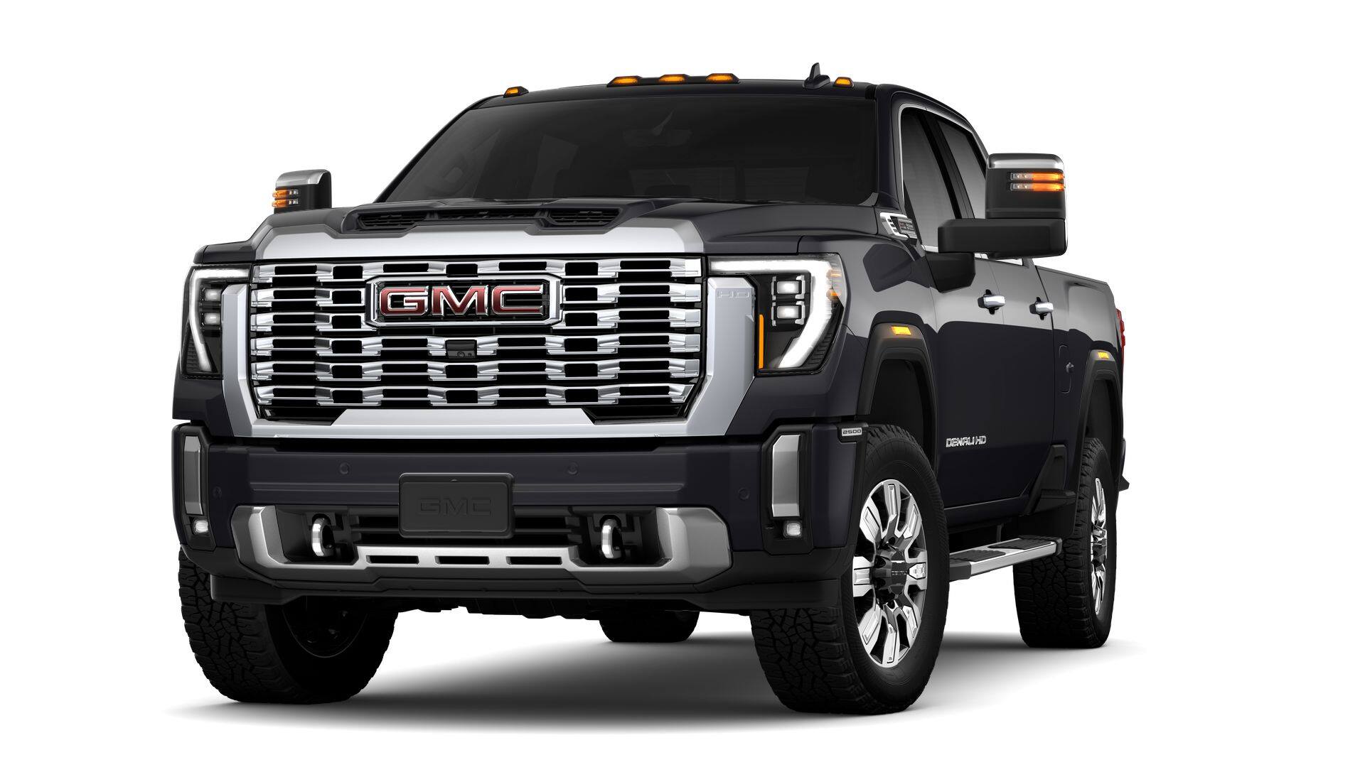 2026 GMC Sierra 2500 HD Denali in Titanium Rush Metallic — front three-quarter view