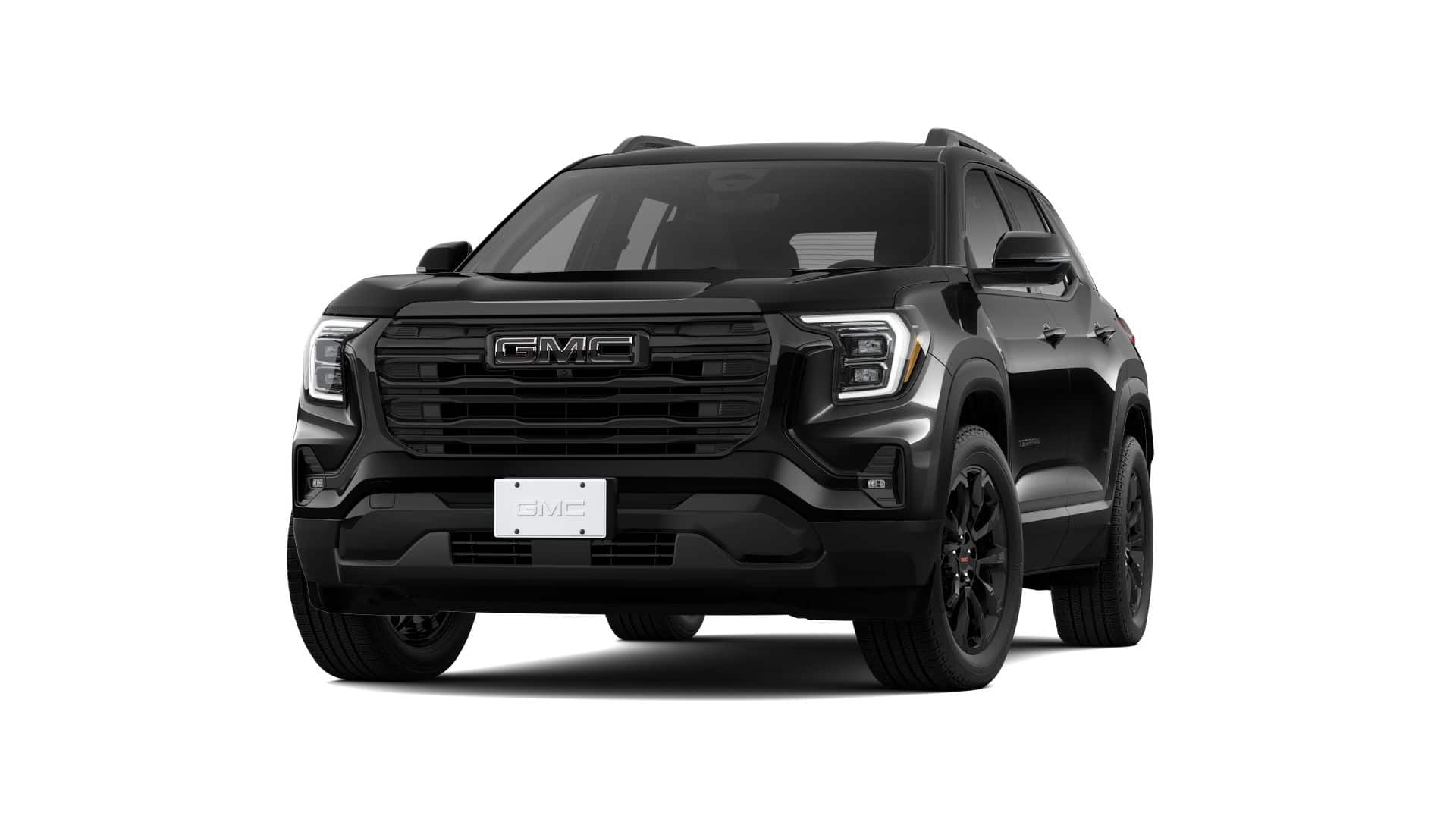 2026 GMC Terrain Elevation in Ebony Twilight Metallic — front three-quarter view
