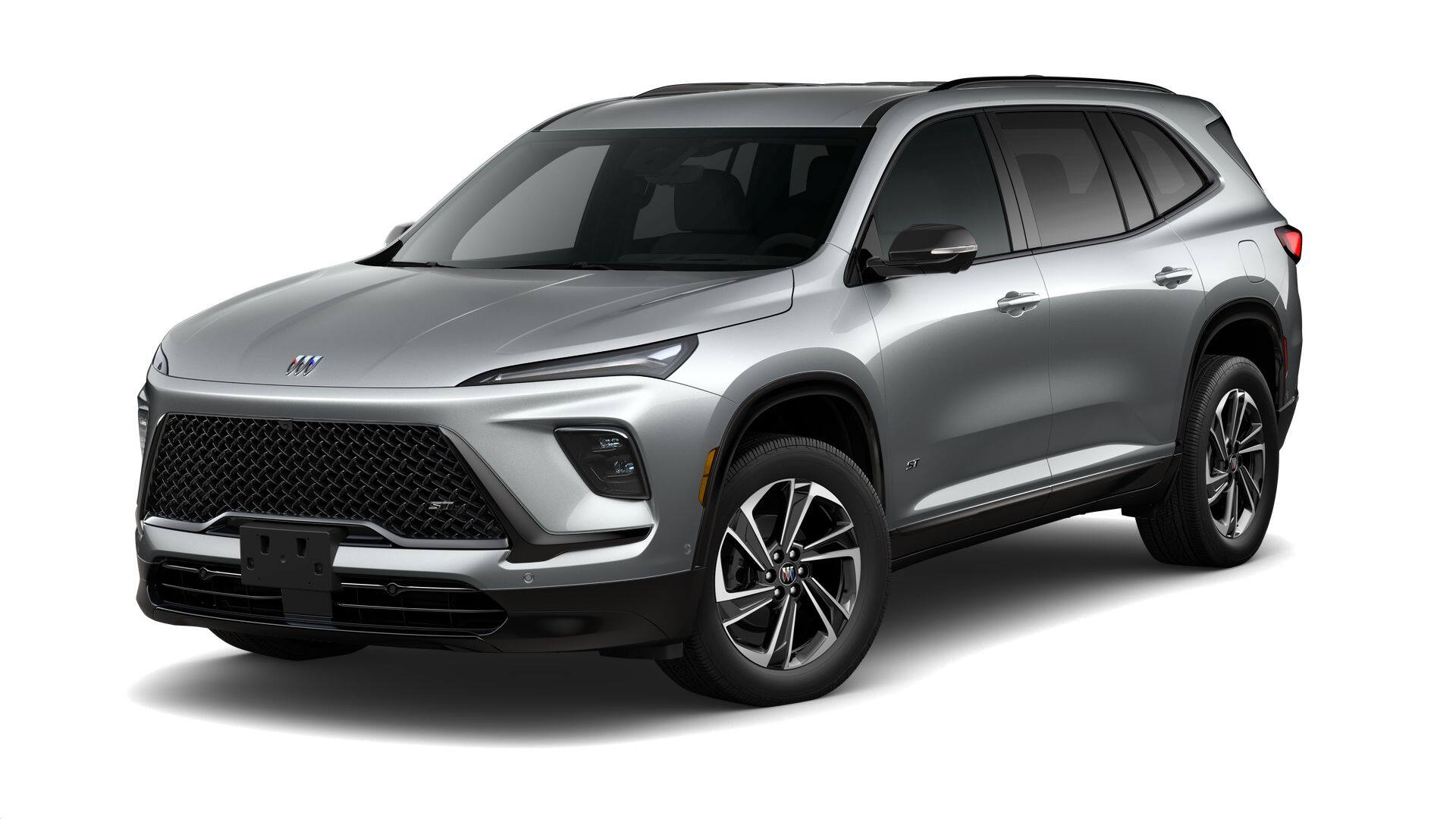 2026 Buick Enclave Sport Touring in Moonstone Gray Metallic — front three-quarter view