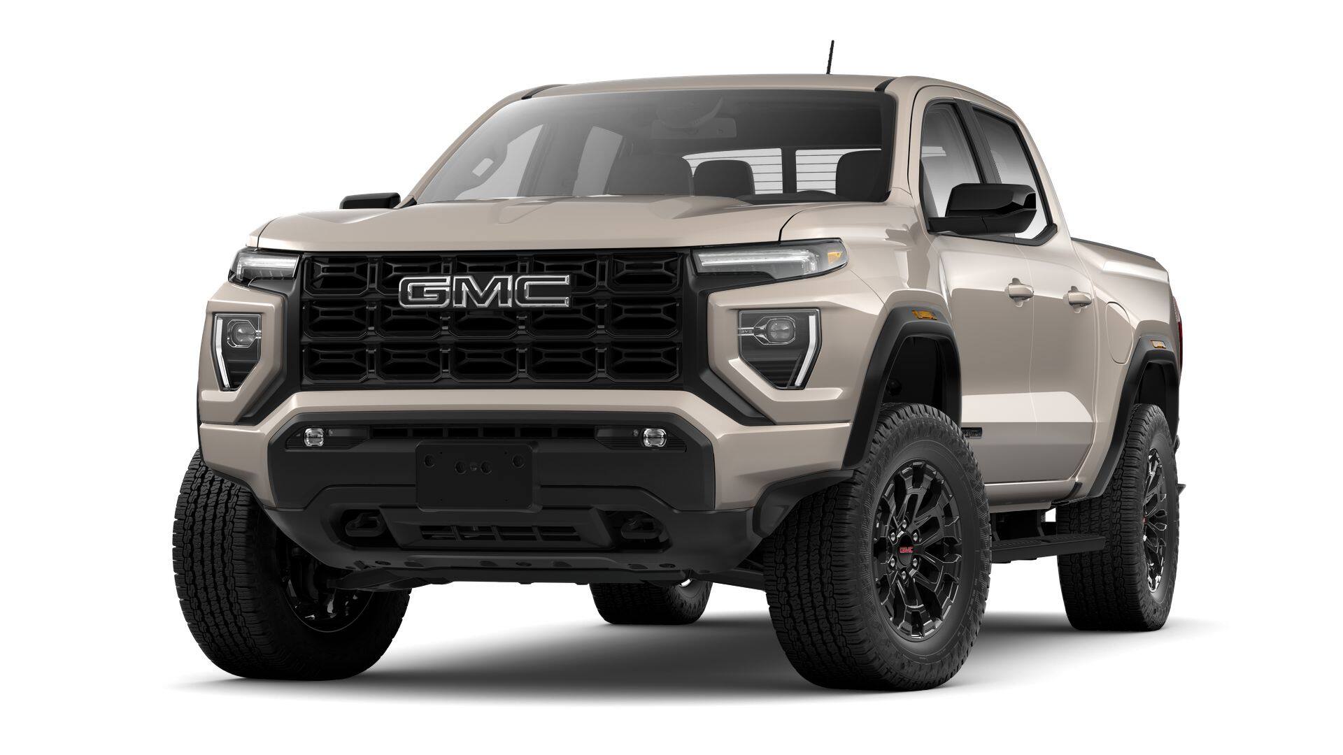 2026 GMC Canyon Elevation in Coastal Dune — front three-quarter view