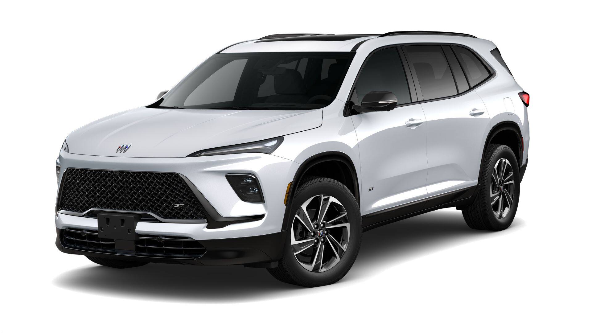 2026 Buick Enclave Sport Touring in Iridescent White Tricoat — front three-quarter view